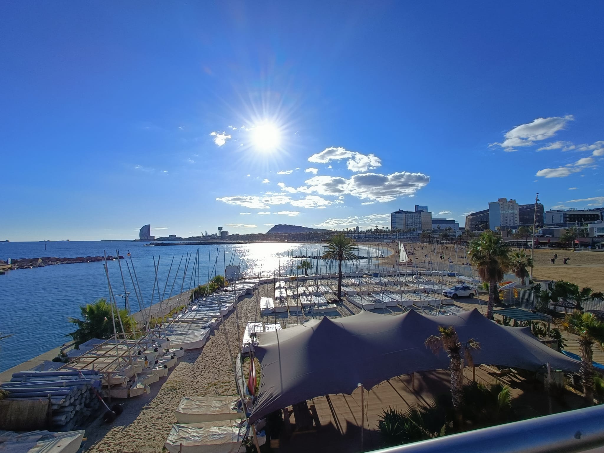 beach in barceloneta barcelona