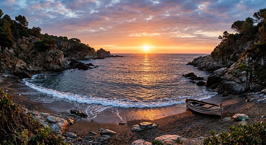 playa on costa brava in spain